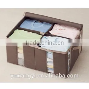 Divided Multi-compartment Storage Box, See-Through Window Zipper Storage Box thumbnail-2