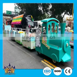 Amusement Park Electric Trains Trackless Train Ride Classical Train thumbnail-1