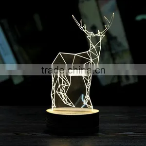 Unique Acrylic Deer Table Lamp thumbnail-1