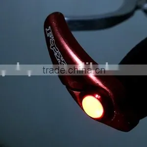 Competitive Price-2Pcs Red Bicycle Bike CNC Handle Bar End Bar Plugs Lights LED Lights Pairs,bicycle Light thumbnail-4
