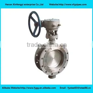 Stainless Steel Double Flange Worm Type Butterfly Valve Supplier thumbnail-6