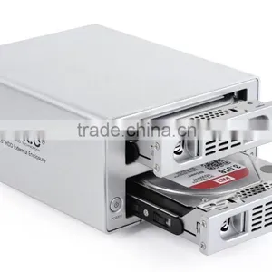 3.5 Ethernet Hdd Enclosure,USB 3.0 External SATA HDD Caddy/Enclosure/Case for Hard Disk thumbnail-1