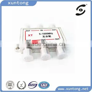 5-2400MHz Low-Loss RF 2 3 4 8 Way Splitter for TV & Satellite TV thumbnail-1