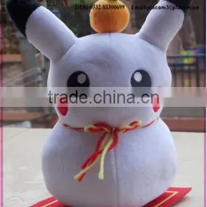 Cute High-quality Cheap Pokemon Center Holiday Gift Pikachu Kagami Mochi Ornament Plush Toy for Wholesale thumbnail-1