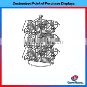 Spinning Supermarket Retail Candy Counter Display Rack thumbnail-1