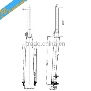 Best Selling 3K 27.5ER Carbon Bicycle Fork Carbon Mtb Fork,lightweight Carbon Mtb Fork for Mountain Bike Parts thumbnail-6