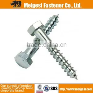 Zinc Plated DIN571 Hex Head Wood Lag Screw,Wood Screw thumbnail-1