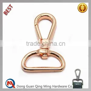 Shiny Rose Gold 25mm Swivel Snap Hook For Handbag thumbnail-1