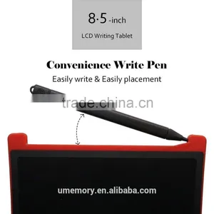 Red 8.5" LCD Writing Note Pad Electronic Drawing Tablet Graphics Board Fashion thumbnail-1