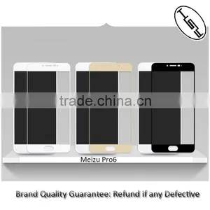 HUYSHE Cell Phone Anti-expolsion Screen 2.5D Full Cover Guard 9H Tempered Glass Protector for Meizu Pro 6 thumbnail-3