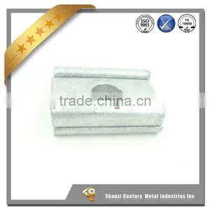 Power Line Hardware Galvanizing H.R. STEEL Messenger Cable Suspension Clamp thumbnail-1