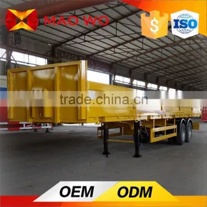 Dongfeng 6x4 4x4 Truck, Bulk Cargo Side Wall Semi Trailer thumbnail-1