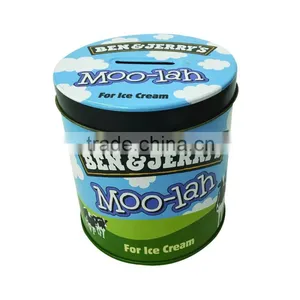 1L Printed Colorful Round Tin Food Grade Wholesale thumbnail-5