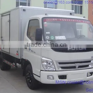 Coated Steel Frigo Cargo Van Truck Body Mobile Cooking Trailer thumbnail-4