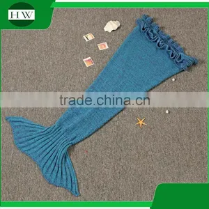 Amazon Wholesale Handmade Baby Kids Children Adults Knit Pattern Mermaid Tail Sleeping Bags thumbnail-2