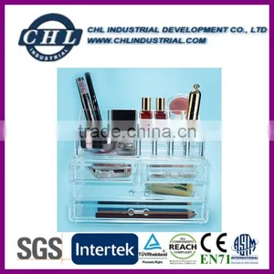 Acrylic Cosmetic Storage Display Boxes, Wholesales Cosmetic Organizer With Drawers,hot Sales Acrylic Makeup Organizer thumbnail-5
