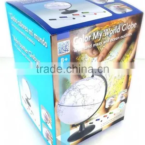 CT-517 Color Your World Global World Map Instrument Travel Map thumbnail-3