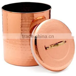 Kitche Canisters, Rose Gold Color Copper Canisters, Elegant Copper Canisters, Copper Jars,decorative Canisters for Kitchen thumbnail-3