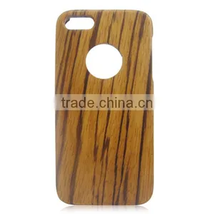 OEM Custom 100% Wood Smart Phone Case,zebra Wood Cover for IPhone5 5C thumbnail-1