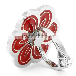 Universal 360 Degree Flower Shape Metal Smartphone Finger Stand Holder thumbnail-3