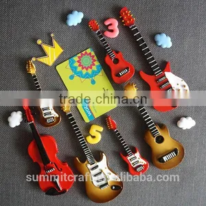 Fridge Magnet Personalised Resin Guitar Musical Fridge Magnets thumbnail-3
