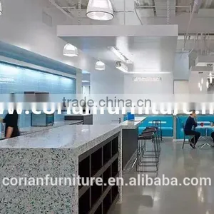 Quartz Stone New Design Office Self Service Kitchen Counter thumbnail-1