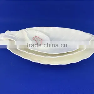 Hight Quality Banana Leaf Dish Ceramics thumbnail-2
