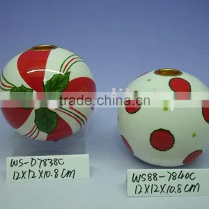 Dolomite Xmass Ball Shape Candle Holder thumbnail-1