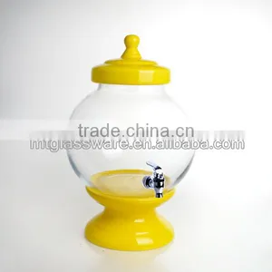 Colorful Ceramic Lid and Stand for Water Jar and Juice Jar thumbnail-2