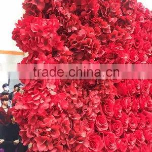 Hot Sale Silk Flower Wall for Wedding Decoration in Good Price thumbnail-2