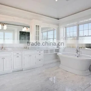 Top Quality Indoor Design Natural Stone Promotion White Marble Tile thumbnail-1