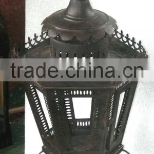 Antique Hanging Iron Lamp thumbnail-1