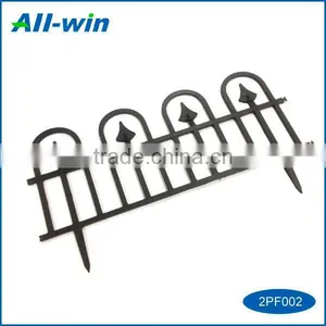 Outdoor Garden Decoration Portable Small Carven Plastic Fence thumbnail-3