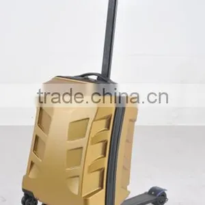 PC Trolley Luggage Suitcase With Aluminum Frame thumbnail-2