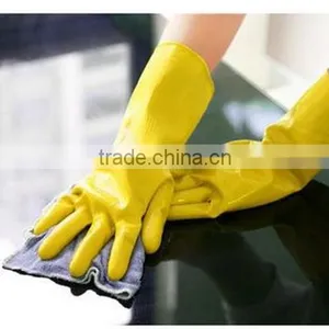 Yellow Latex Household Gloves thumbnail-3