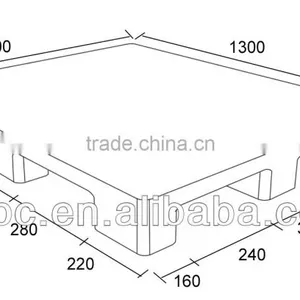 Large Size Single Side Plastic Pallet thumbnail-4