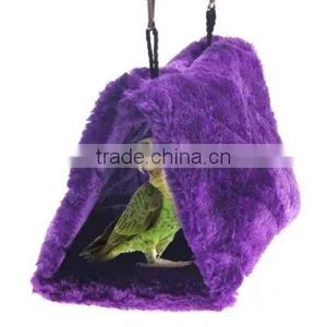Bird Parrot Budgie Nest Shed Fluffy Warm Suspended Hut Toybird-nests thumbnail-1