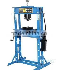 40Ton Hydraulic Shop Press With Gauge Cable Winch thumbnail-1