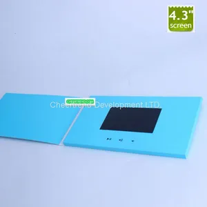 Invitation LCD Video Brochure , Mailable 3D Lcd Greeting Card Custom LCD Display thumbnail-1
