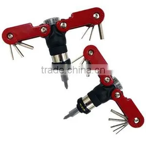 Ratchet Screwdriver With Folding Hex Key thumbnail-1