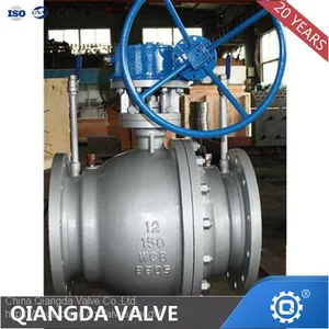 Carbon Steel 2pc Flange Trunnion Mounted Ball Valve thumbnail-3