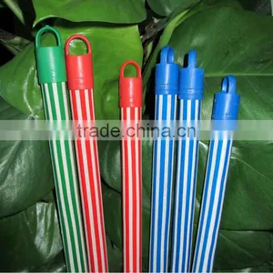 Solid Color PVC Coated Wooden Broom Stick thumbnail-3