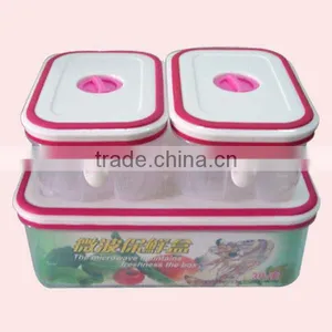 New Design 3Pcs Fresh Vacuum Sealed Box thumbnail-1