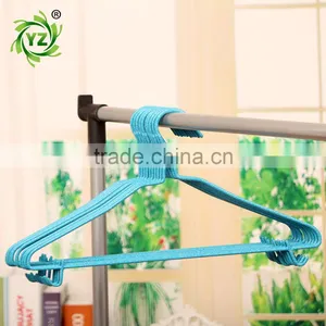 A481 High Quality Clothes Hanger With Hook/metal Pvc Coated Laundry Hanger thumbnail-2