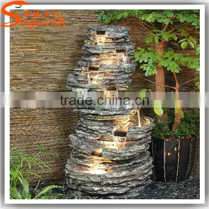 Hot Sale Artificial Fountain Indoor Artificial Waterfall Fountain Customized Artificial Fountain for Sale thumbnail-3