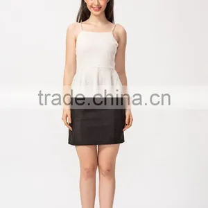 Ladies New Arrival Petite Lace Peplum Top thumbnail-2