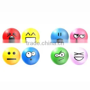 Red Funny Cute Kids pu Balls With Custom Logo pu Foam Squeeze Toys Promotional Foam Toy thumbnail-1