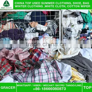 Made In China Stock Brand Name Ladies Cotton Blouse Used Clothes Hot Sale in Usa thumbnail-1