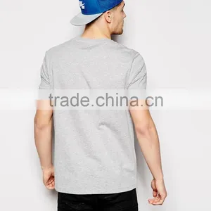 Contrast Pocket T-Shirt Blank Pocket t Shirt Wholesale thumbnail-2