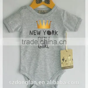 Wholesale Childrens Clothing Newborn Baby 100 % Cotton Fancy Fox Romper thumbnail-3